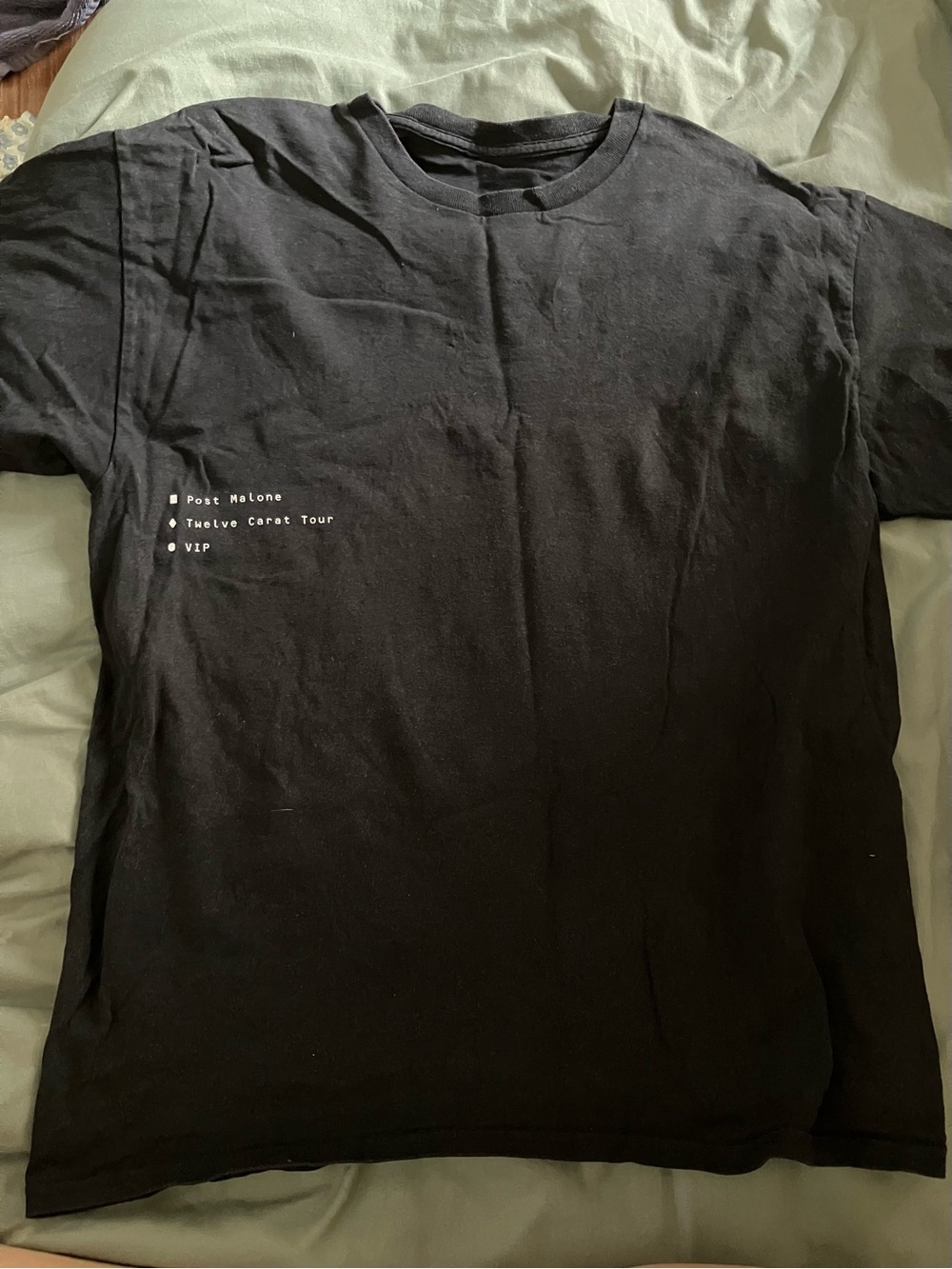 Post Malone tour tee butterfly